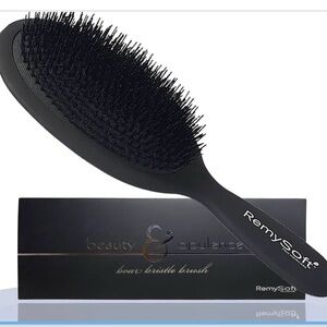New Open Box RemySoft Beauty & Opulence Boar Bristle Brush - Safe For Hair Exten